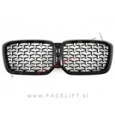 BMW X3 G01 LCI 21- ledvičke črne kromirane (sijaj)