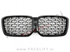 BMW X4 G02 LCI 21- ledvičke črne kromirane (sijaj)