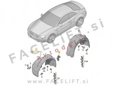 Audi A4 B8 8K 07-11 sprednji kolotek levi Audi A4 B8 8K 07-11 sprednji kolotek levi