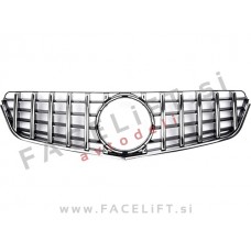 Mercedes E Cabriolet Coupe A207 C207 09-13 maska črna kromirana (sijaj)