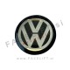 VW emblem za ključ 14mm črno-beli