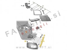 Audi A3 8P 08-10 zadnja luč desna