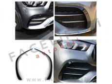 Mercedes GLE C167 V167 AMG Line 19-23 splitterji sprednjega odbijača črni (sijaj)