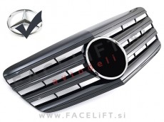 Mercedes E Limuzina Karavan W211 06-09 maska črna (sijaj)