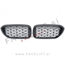 BMW 5 G30 G31 17-20 ledvičke črne (sijaj)