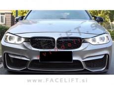 BMW 3 F30 F31 11-19 ledvičke črne (sijaj)