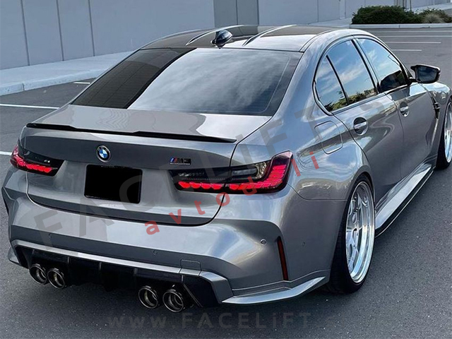 BMW 3 Limuzina G20 19- spojler za prtljažnik črni sijaj