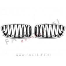 BMW 3 F30 F31 11-19 ledvičke črne kromirane (sijaj)