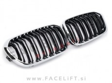 BMW 1 F20 F21 LCI 15-19 ledvičke črne kromirane (sijaj) BMW 1 F20 F21 LCI 15-19 ledvičke črne kromirane (sijaj)