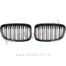 BMW 1 F20 F21 11-15 ledvičke črne (sijaj)