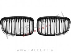 BMW 1 F20 F21 11-15 ledvičke črne (sijaj)