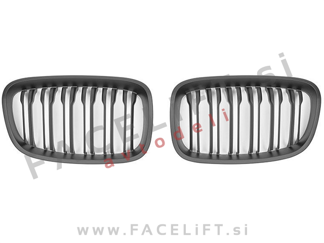 BMW 1 F20 F21 11-15 ledvičke črne (mat)