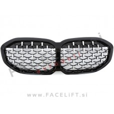 BMW 1 F40 19- ledvičke črne kromirane (sijaj)