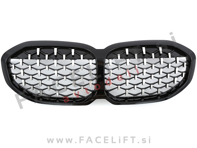 BMW 1 F40 19- ledvičke črne kromirane (sijaj)