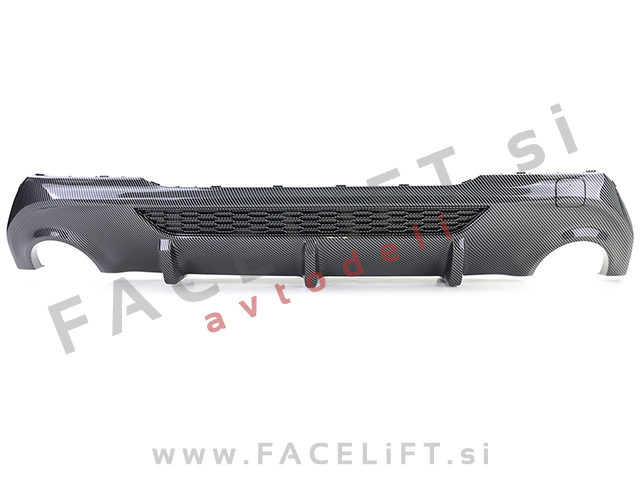 BMW 1 F40 M 19- difuzor M-Performance izgled karbon (sijaj)