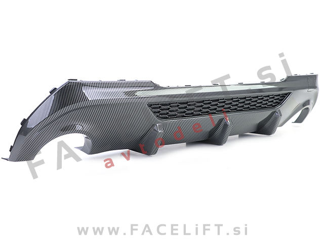 BMW 1 F40 M 19- difuzor M-Performance izgled karbon (sijaj)