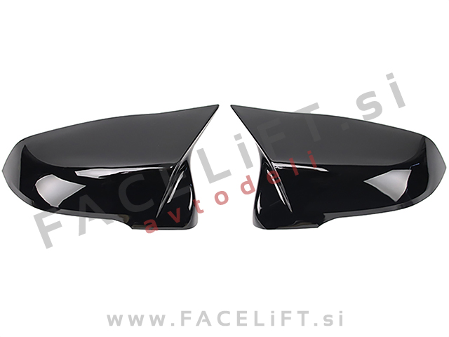 BMW 1 F40 19-24 pokrovi ogledal M izgled črni (sijaj)