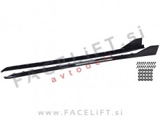 BMW 1 F40 M 19- podaljški pragov črni (sijaj)