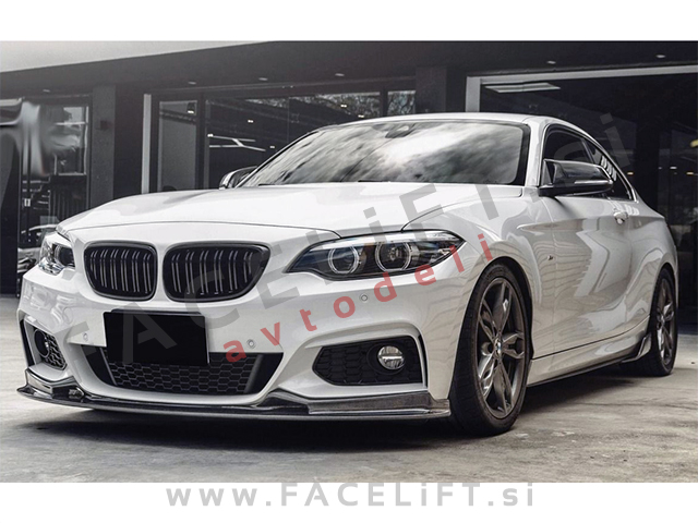 BMW 2 F22 F23 14-21 ledvičke črne (mat)