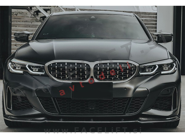 BMW 3 G20 G21 19-22 ledvičke črne kromirane (sijaj)
