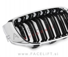 BMW 3 Gran Turismo F34 13-20 ledvičke črne kromirane (sijaj) BMW 3 Gran Turismo F34 13-20 ledvičke črne kromirane (sijaj)