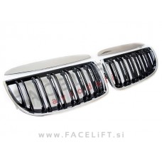 BMW 3 E90 E91 05-08 ledvičke črne kromirane (sijaj)