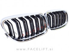 BMW 3 E90 E91 LCI 08-12 ledvičke črne kromirane (sijaj) BMW 3 E90 E91 LCI 08-12 ledvičke črne kromirane (sijaj)