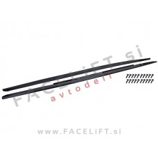 BMW 5 F10 F11 10-17 podaljški pragov M-Performance izgled črni (sijaj)