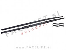 BMW 5 F10 F11 10-17 podaljški pragov M-Performance izgled črni (sijaj)