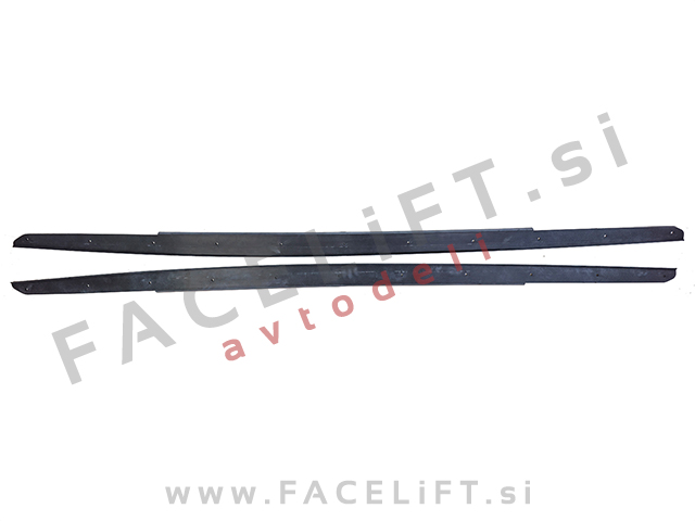 BMW 5 F10 F11 10-17 podaljški pragov M-Performance izgled črni (sijaj)