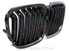 BMW X1 E84 09-15 ledvičke črne (sijaj)