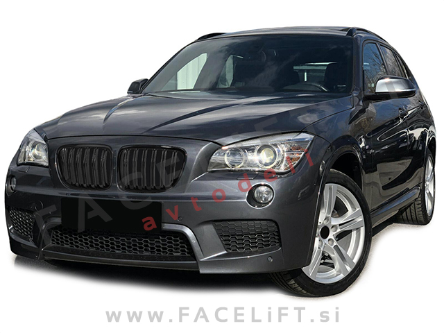BMW X1 E84 09-15 ledvičke črne (sijaj)