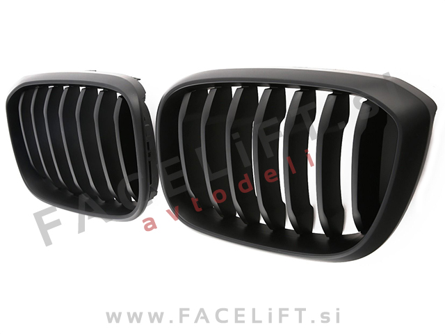 BMW X4 G02 18-21 ledvičke črne (mat)