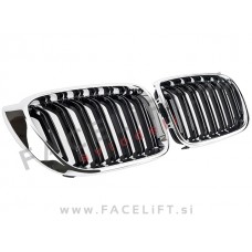 BMW X4 F26 14-18 ledvičke črne kromirane (sijaj)