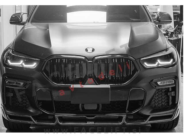 BMW X6 G06 19- ledvičke črne mat