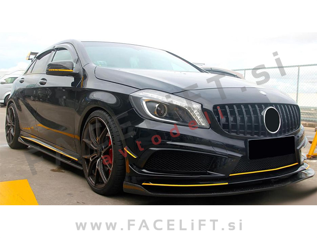 Mercedes A W176 12-15 maska črna sijaj