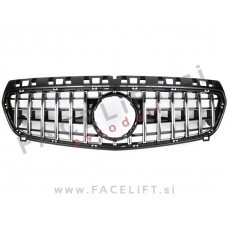 Mercedes A W176 12-15 maska črna kromirana sijaj