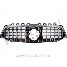 Mercedes A W177 18-22 maska brez 360° kamere črna kromirana sijaj