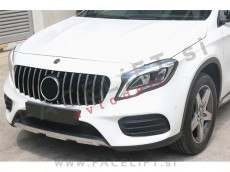 Mercedes GLA X156 16-20 maska črna kromirana sijaj