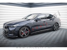 BMW 5 G60 M-Pack 23- podaljški pragov črni sijaj