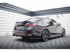 BMW 5 G60 M-Pack 23- podaljšek zadnjega odbijača črni sijaj