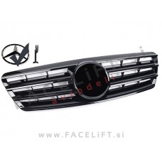Mercedes C W203 00-07 maska črna sijaj Mercedes C W203 00-07 maska črna sijaj
