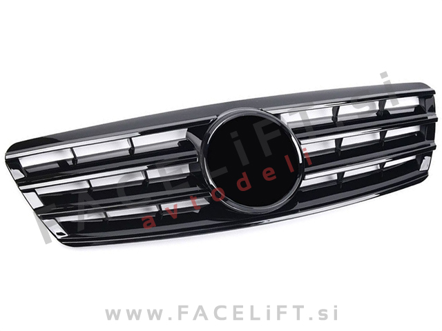 Mercedes C W203 00-07 maska črna sijaj