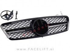 Mercedes C W203 00-07 maska črna sijaj