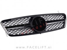 Mercedes C W203 00-07 maska črna sijaj