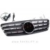 Mercedes C W203 00-07 maska črna mat