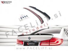 BMW 5 Limuzina G30 17-23 spojler za prtljažnik črni sijaj