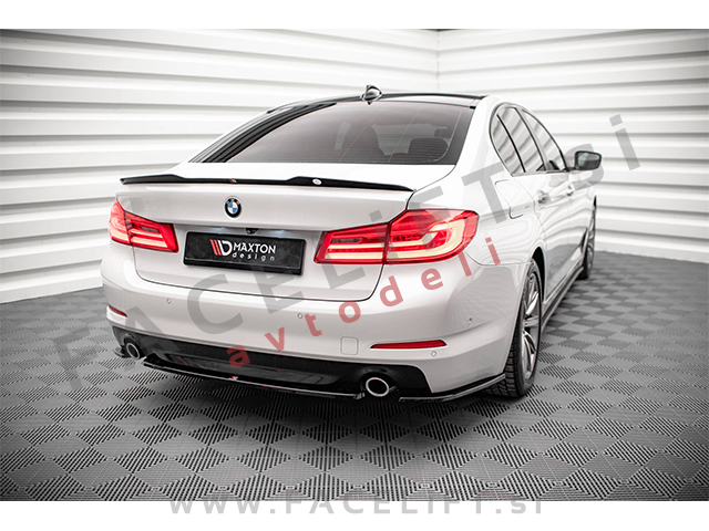 BMW 5 Limuzina G30 17-23 spojler za prtljažnik črni sijaj