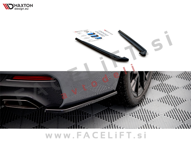 BMW 5 Limuzina G30 LCI M-Pack 20-23 podaljški zadnjega odbijača črni sijaj BMW 5 Limuzina G30 LCI M-Pack 20-23 podaljški zadnjega odbijača črni sijaj