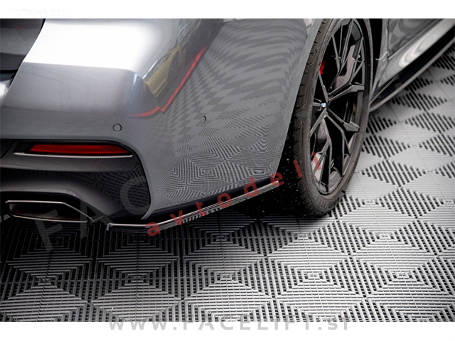 BMW 5 Limuzina G30 LCI M-Pack 20-23 podaljški zadnjega odbijača črni sijaj